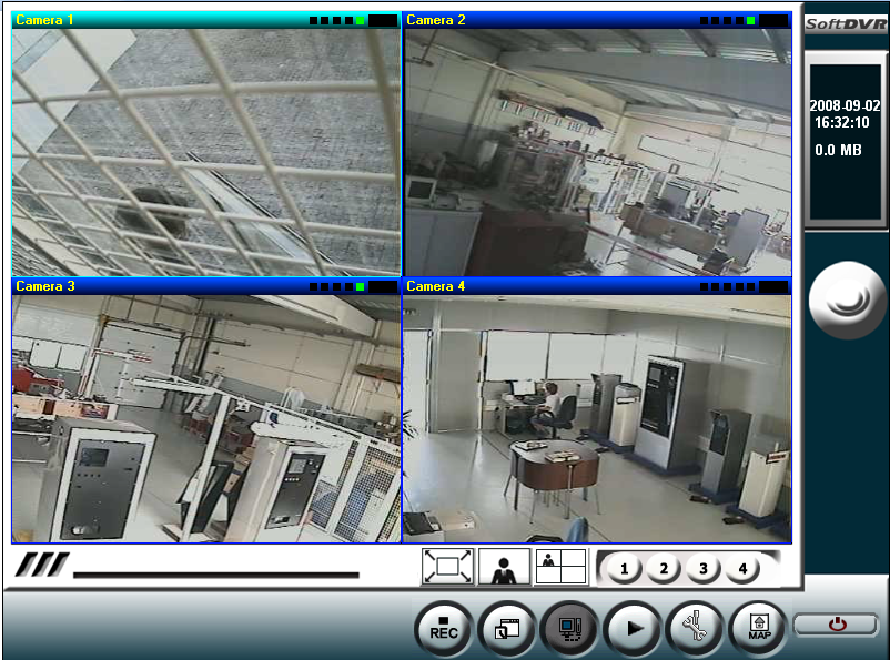 CCTV - Movimento em Tempo Real - Compressão JPEG